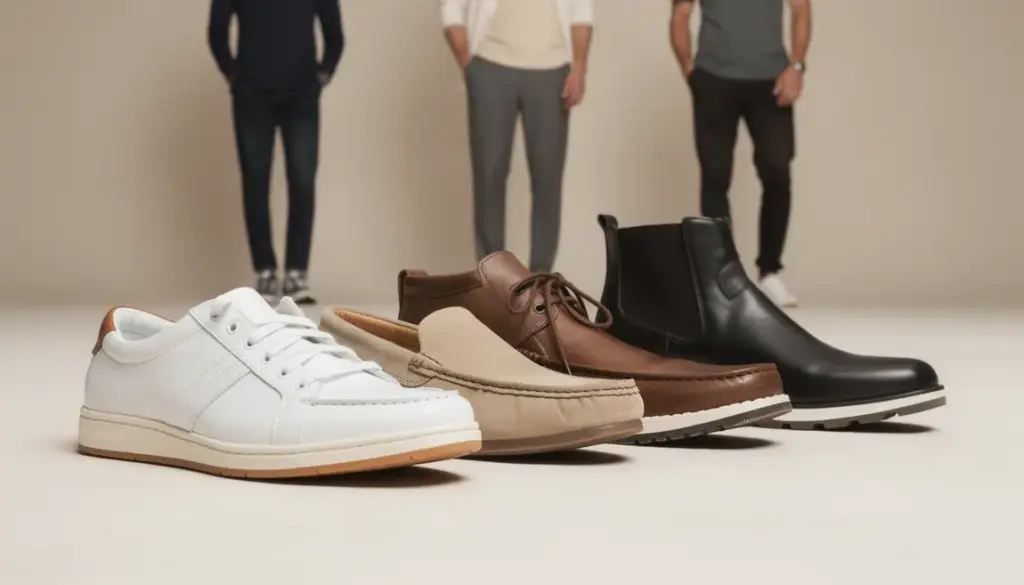 collection de chaussures décontractées homme modernes