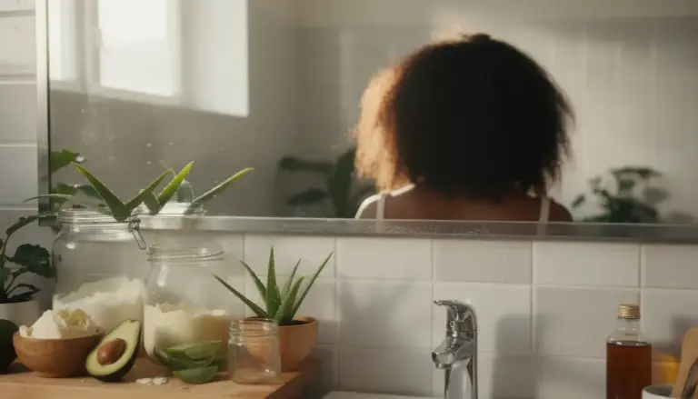 Routine naturelle cheveux crépus, produits maison et ingrédients naturels