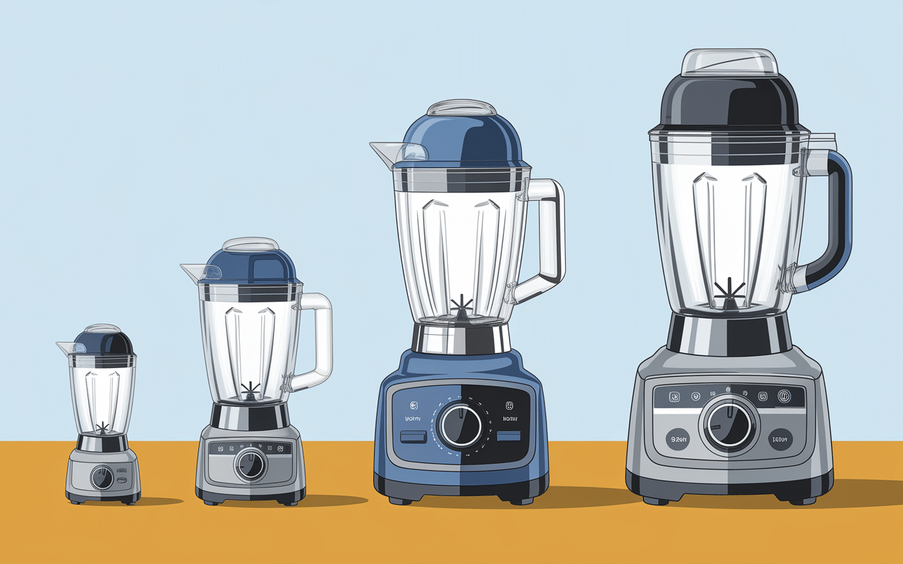 types de mixeur à smoothie côte à côte modèle comparatif