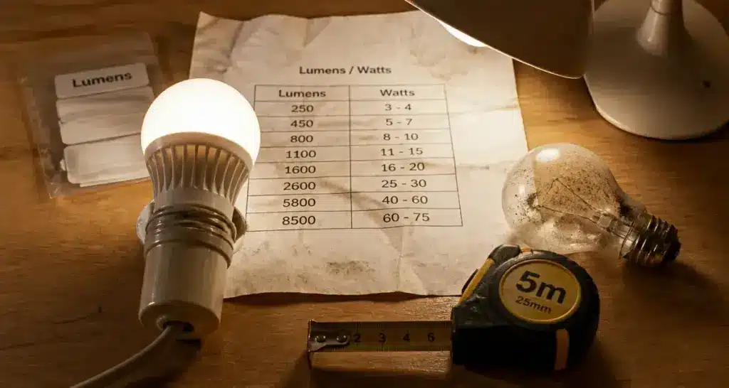 Ampoule economique LED : lumens et watts pour réduire votre facture d’éclairage
