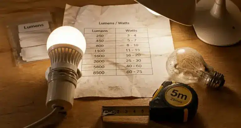 Ampoule economique LED : lumens et watts pour réduire votre facture d’éclairage