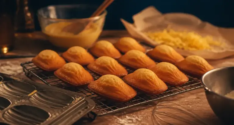 Recette madeleine moelleuse Cyril Lignac : bosse parfaite, madeleines dorées