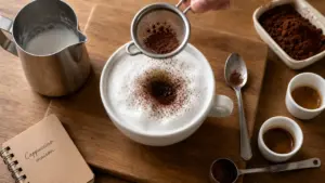 Cappuccino recette maison : mousse de lait dense et espresso