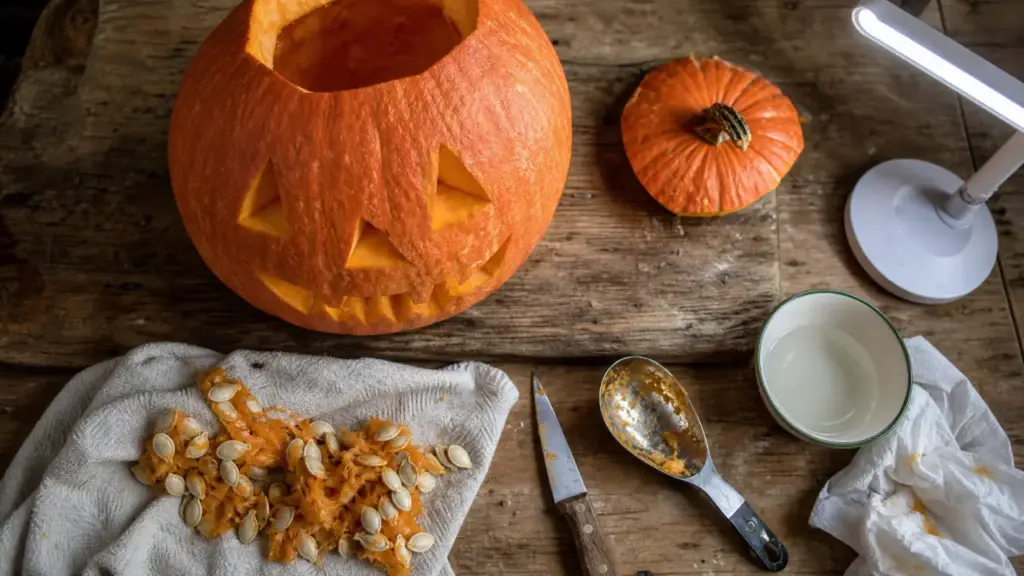 Conserver citrouille halloween avec vinaigre pour une citrouille fraîche