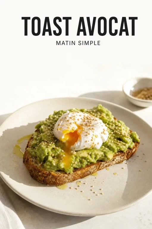 Recettes toast avocat : toast à l’avocat gourmand avec œuf poché et graines