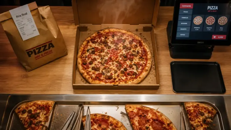 Fast food pizza : livraison 24/7 et buffet à volonté