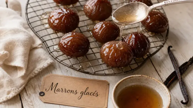 Recettes des marrons glacés maison : marrons glacés en 4 jours, cœur fondant