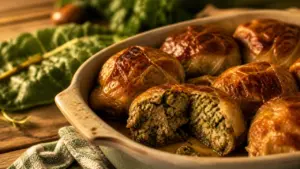 Recette des caillettes ardéchoises : caillettes en crépine, blettes bien pressées