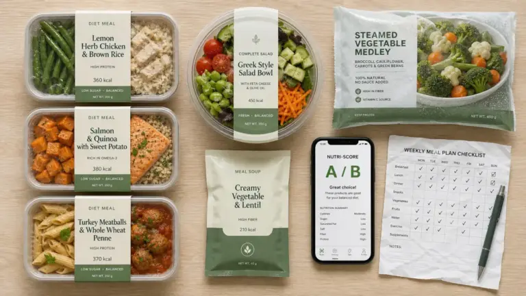 Repas minceur tout prêt grande surface : barquettes, soupe et surgelés, frais ou épicerie salée