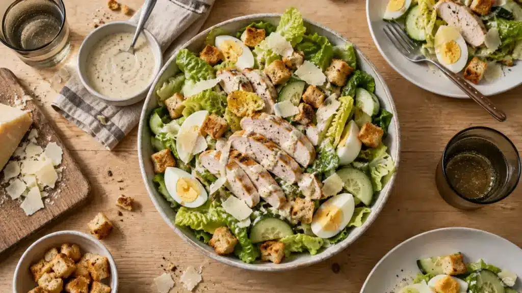 Que faire avec du blanc de poulet cuit froid : salade prête en 4 repas express