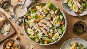 Que faire avec du blanc de poulet cuit froid : salade prête en 4 repas express