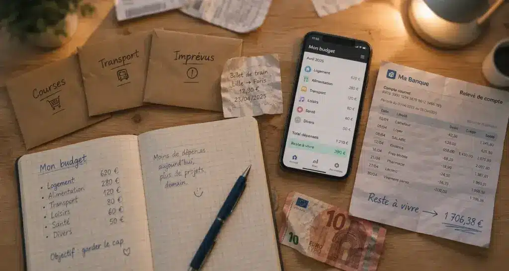 Comment gérer un budget serré : rester à vivre, tableau budget et charges