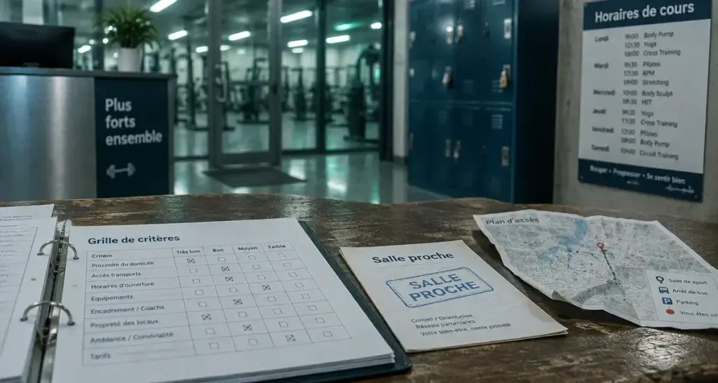 Salle de sport local : inscription, réservation et location, plan d’accès et horaires